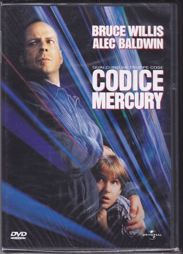 Dvd codice mercury con bruce - codice,